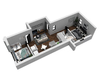 2-Bed 1-Bath